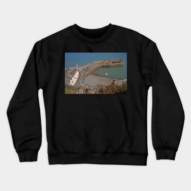 Clovelly Crewneck Sweatshirt by RedHillDigital